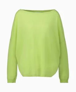 Absolut Cashmere Pullover Althea Licht Groen*Dames Truien