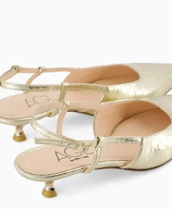 Agl Pump Lenor Sling Goud*Dames Pumps