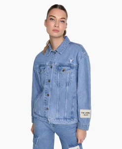Alix The Label Jack Woven Denim Blauw*Dames Jassen