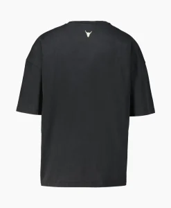 Alix The Label T-Shirt Korte Mouw Knitted Bull Zwart*Dames T-Shirts & Tops