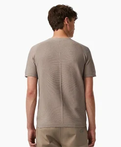 Alpha Tauri T-Shirt Korte Mouw Fosos Zand*Heren T-Shirts