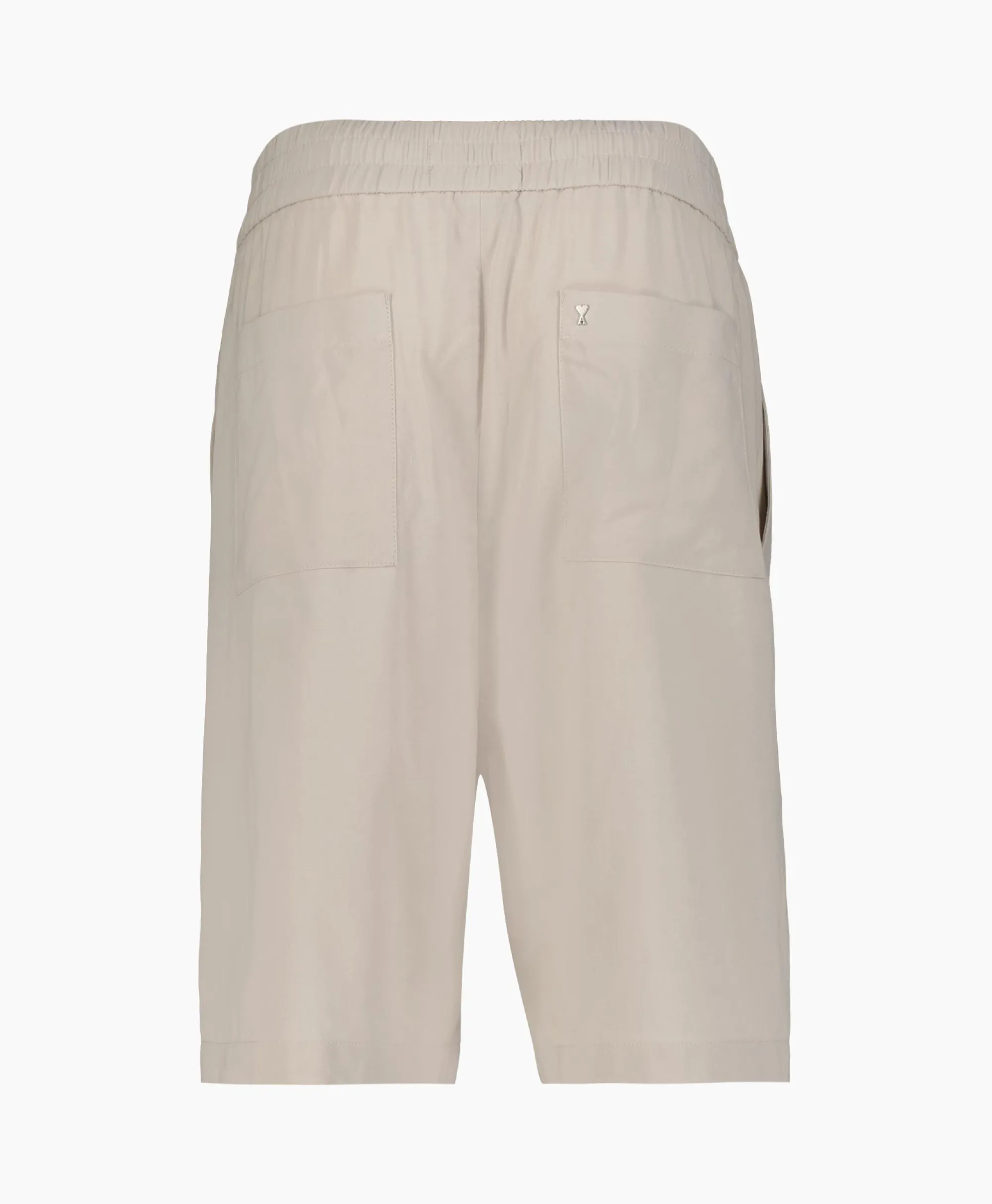 Ami Paris Korte Broek Elasticated Waist Bermuda Zand*Heren Broeken
