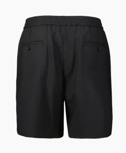 Ami Paris Korte Broek Elasticated Waist Zwart*Heren Broeken