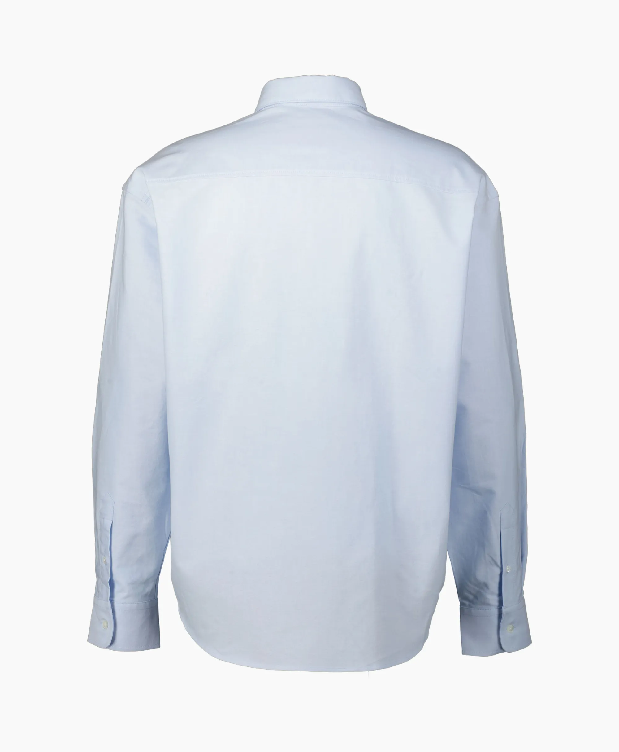 Ami Paris Overhemd Boxy Fit Licht Blauw*Heren Overhemden