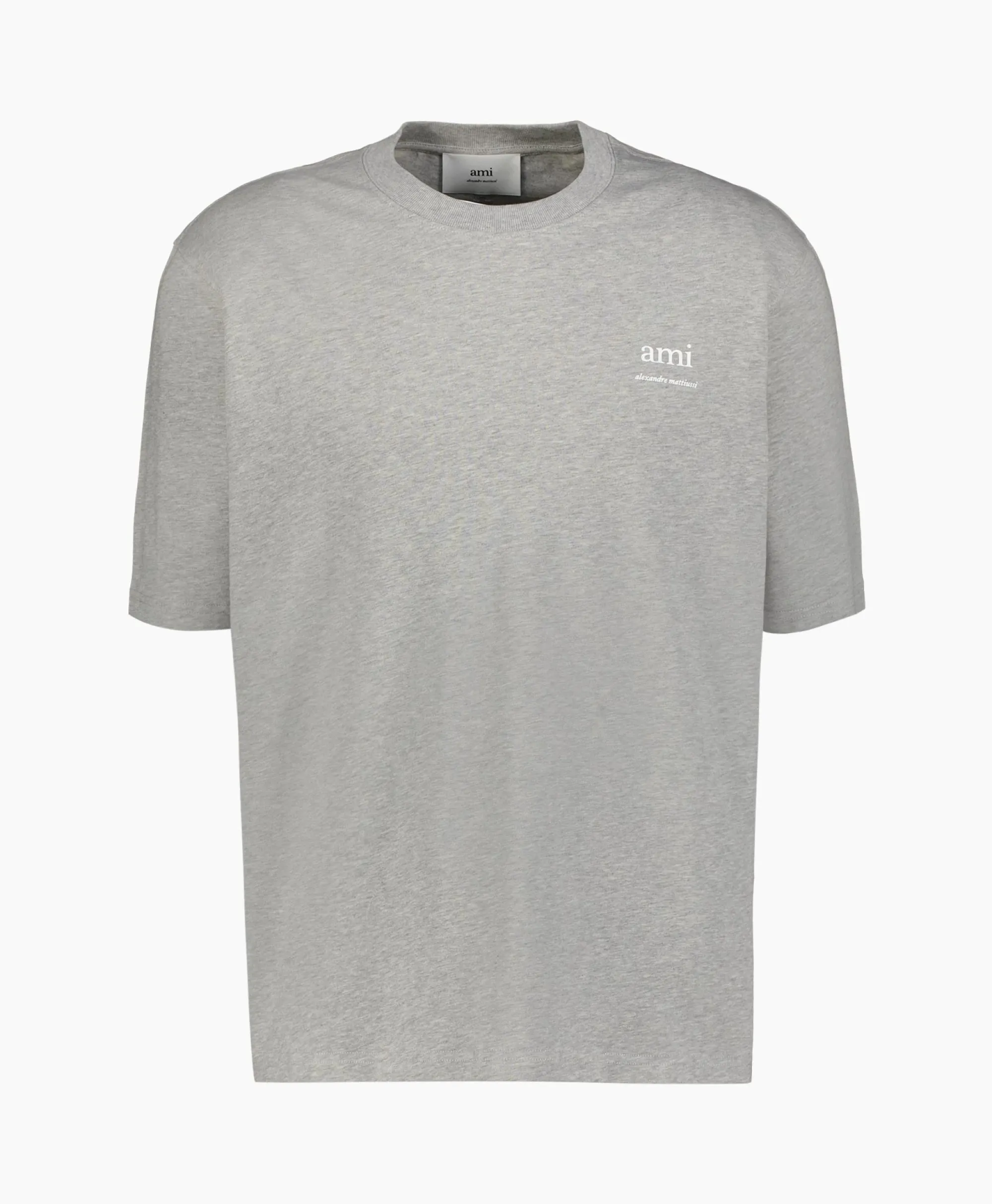 Ami Paris T-Shirt Korte Mouw Ami Am Antraciet*Heren T-Shirts