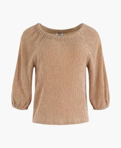 Anna Van Toor Blouse 26A05-03373 Zand*Dames T-Shirts & Tops