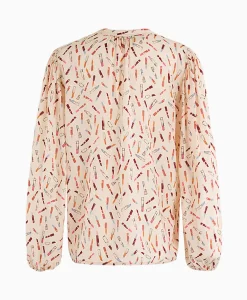 Anna Van Toor Blouse 74A05-03220A Rood*Dames Blouses