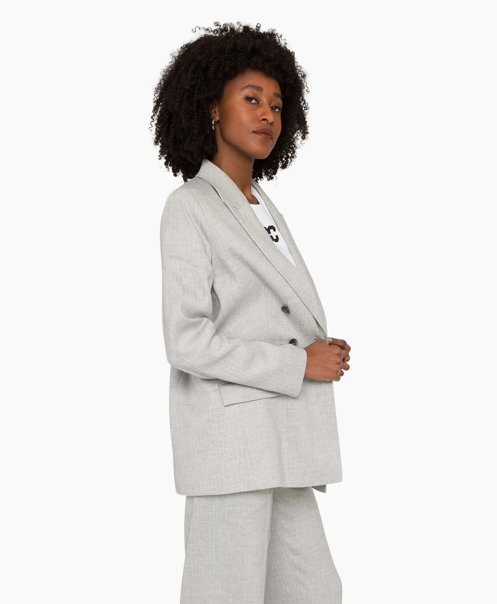 Anna Van Toor Gilet 33A01-02610 Zilver*Dames Gilets