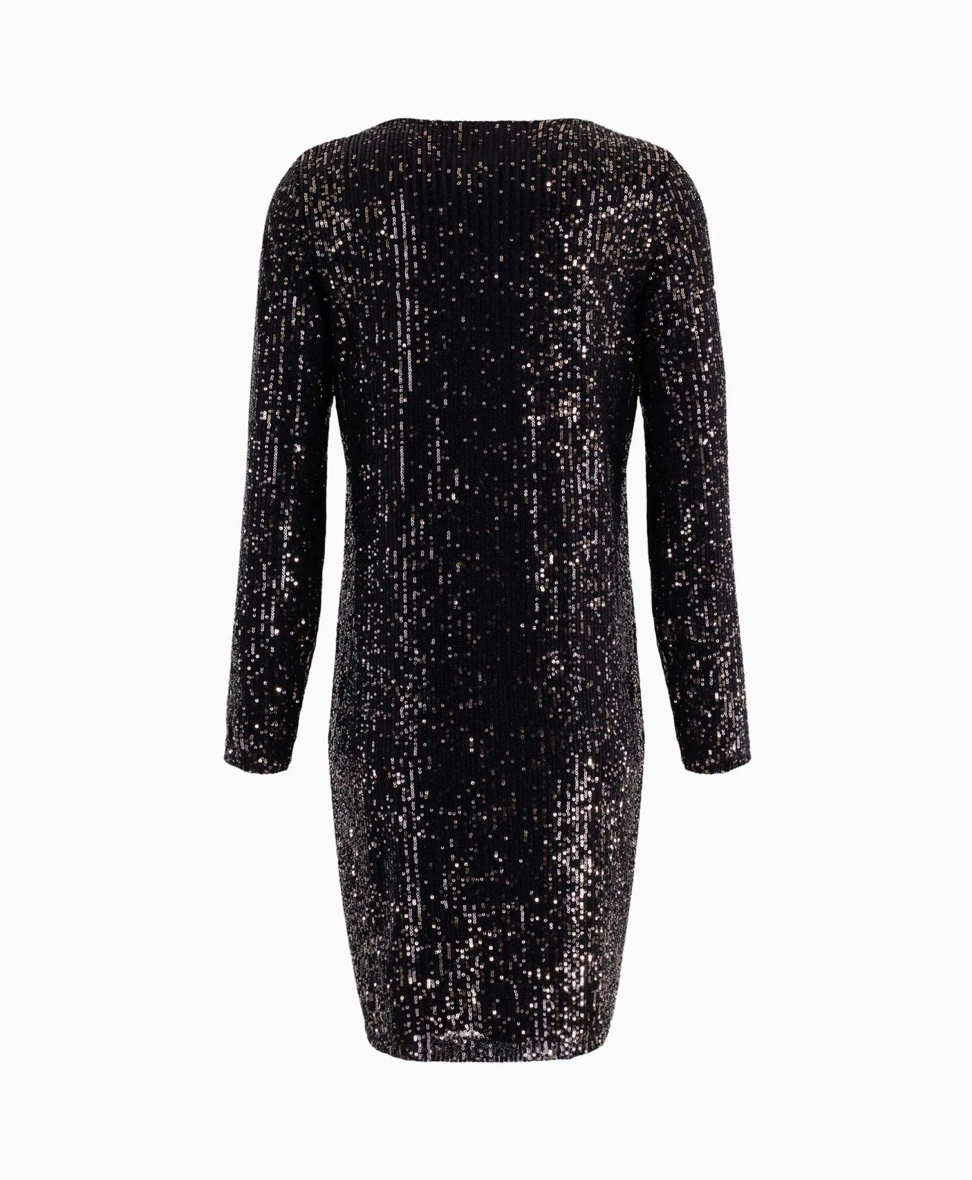 Anna Van Toor Jurk 74A06-03642 Zwart*Dames Jurken