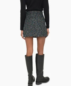 Anna Van Toor Rok 26A03-02650 Zwart*Dames Rokken