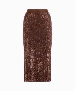 Anna Van Toor Rok 74A03-02616B Brons*Dames Rokken