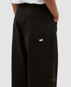 Arte Antwerp Broek Nylon Double Knee Pocket Zwart*Heren Broeken