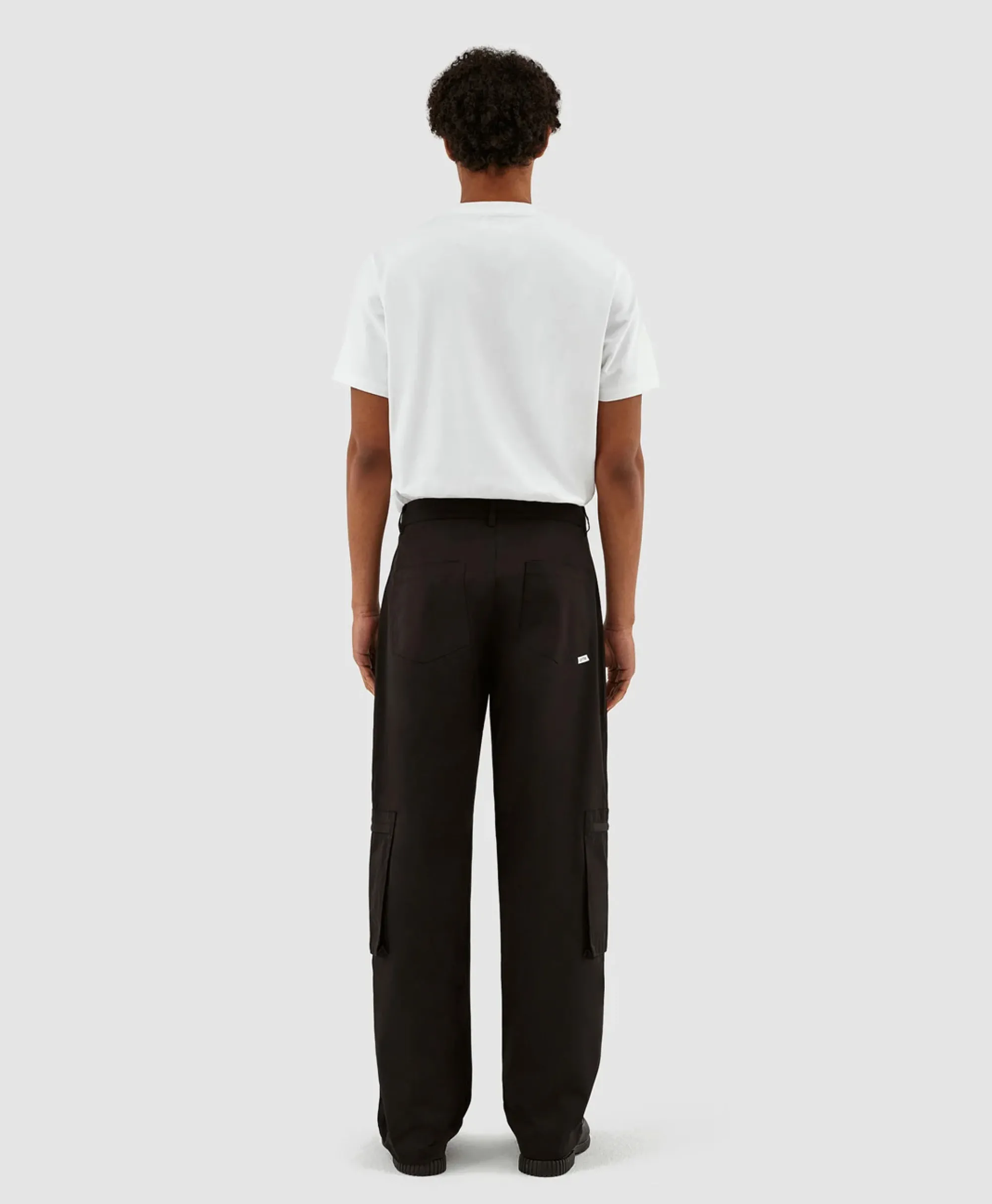 Arte Antwerp Broek Nylon Double Knee Pocket Zwart*Heren Broeken