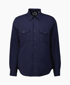 Aspesi Overhemd Camicia Doppia Blauw*Heren Overhemden