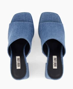 Bibi Lou Pump Canvas Jeans Blauw*Dames Pumps