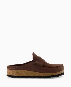 Birkenstock Instapper Naples Bruin*Heren Instappers
