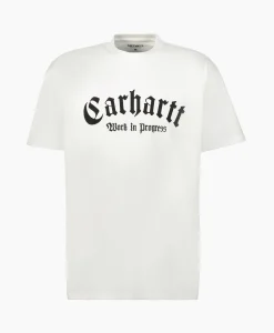 Carhartt Wip T-Shirt S/S Onyx Organic Cotton Wit*Heren T-Shirts