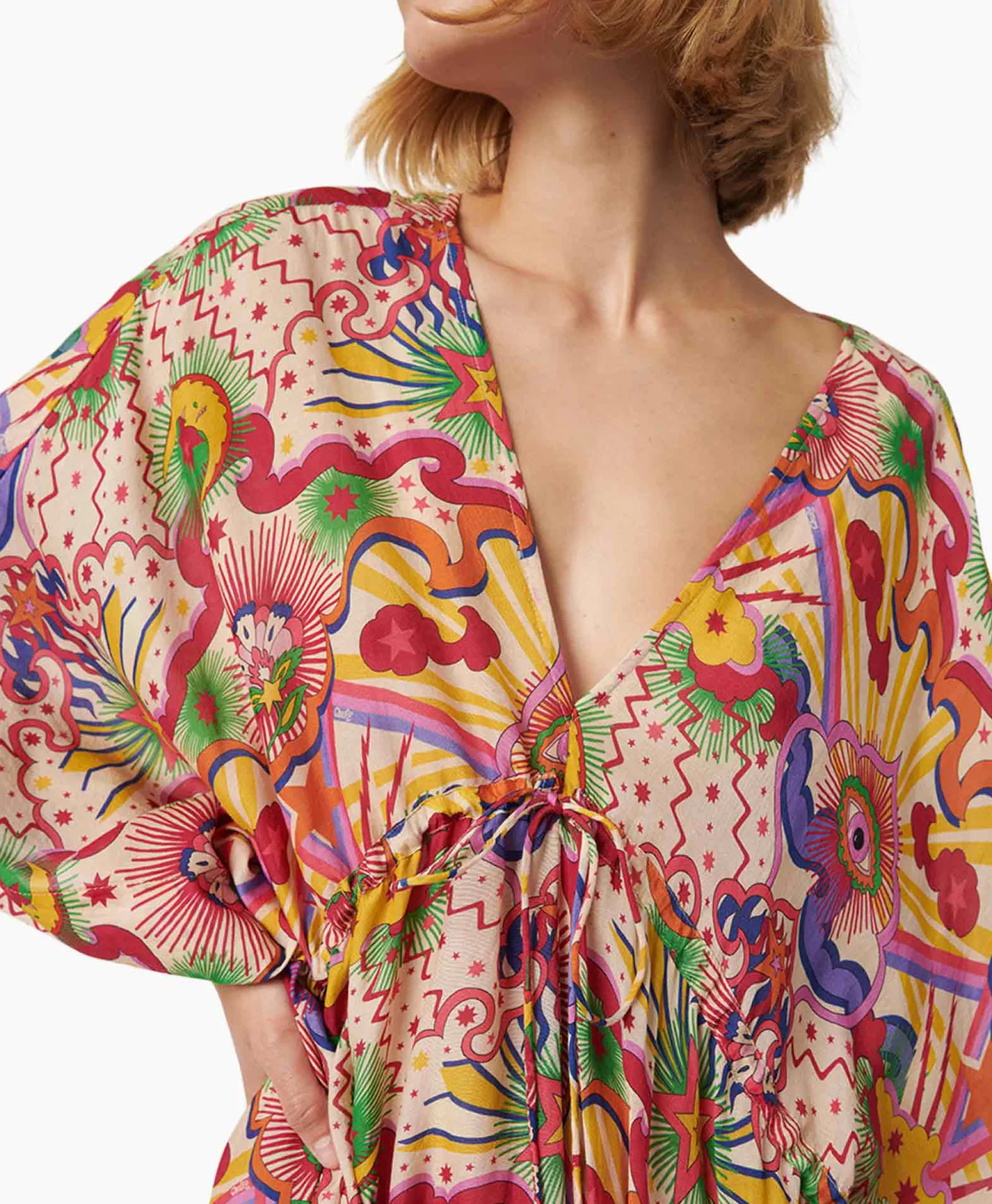 Chufy Maxi Jurk Stella Beige*Dames Bruiloftskleding