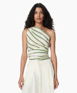 Chufy Top Okra Ecru*Dames T-Shirts & Tops