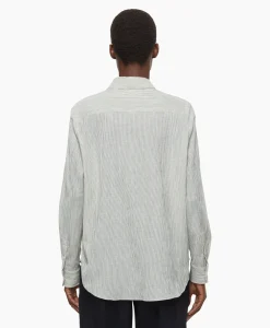 Closed Blouse Long Sleeve Ecru*Dames Blouses