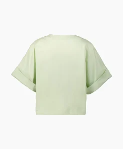 Closed T-Shirt Korte Mouw Turn Up Licht Groen*Dames T-Shirts & Tops