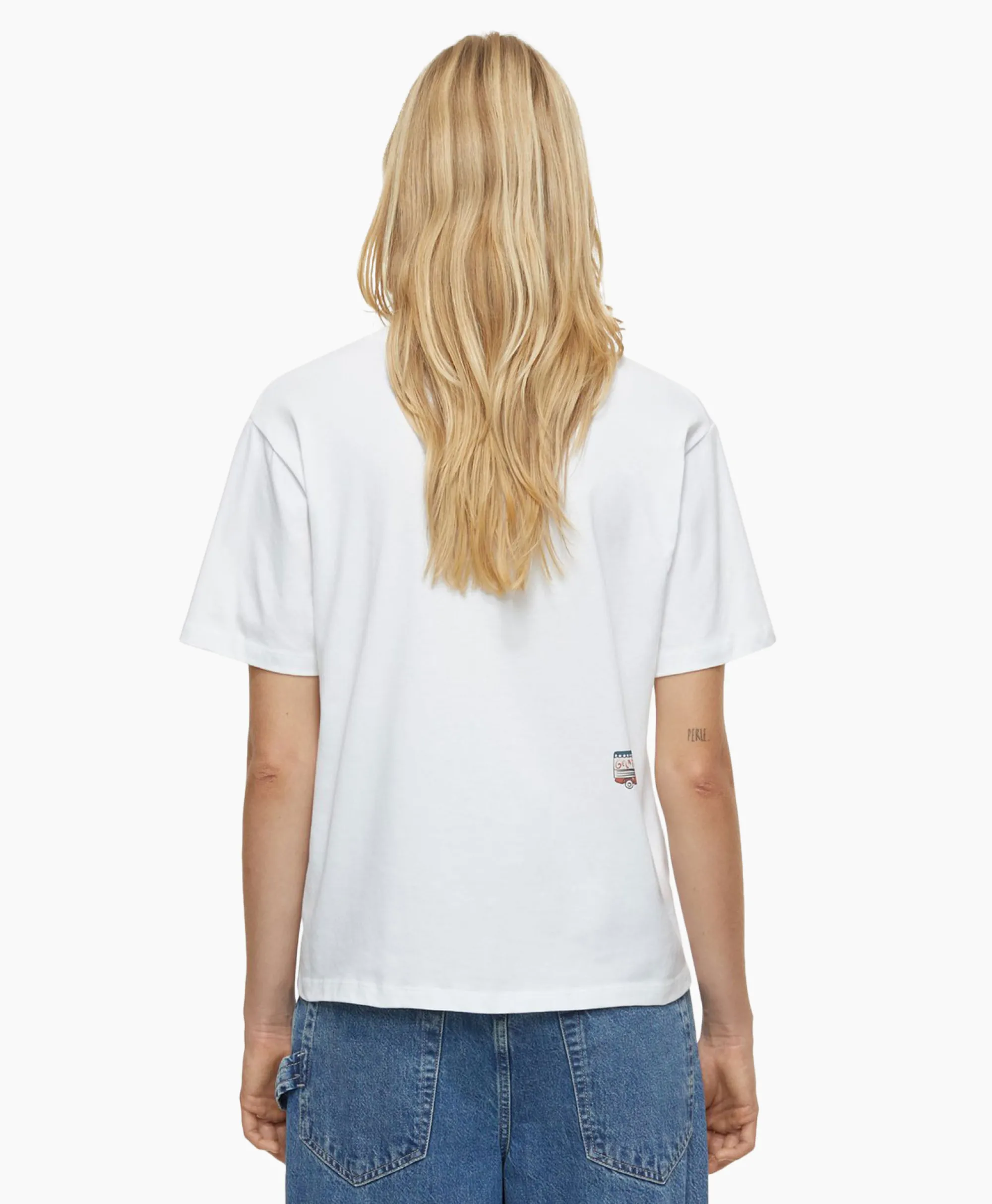 Closed T-Shirt Korte Mouw Printed Wit*Dames T-Shirts & Tops