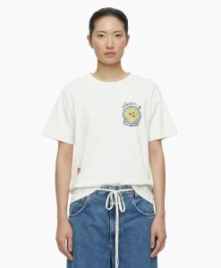 Closed T-Shirt Korte Mouw Printed Ecru*Dames T-Shirts & Tops