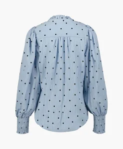 Co'couture Co'Couture Blouse Dora Dot Blauw*Dames Blouses