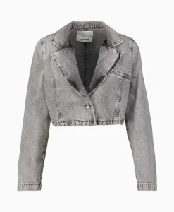 Co'couture Co'Couture Jack Vika Crop Grijs*Dames Jassen