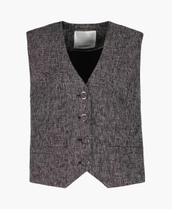 Co'couture Co'Couture Vest Tamia Zwart*Dames Vesten
