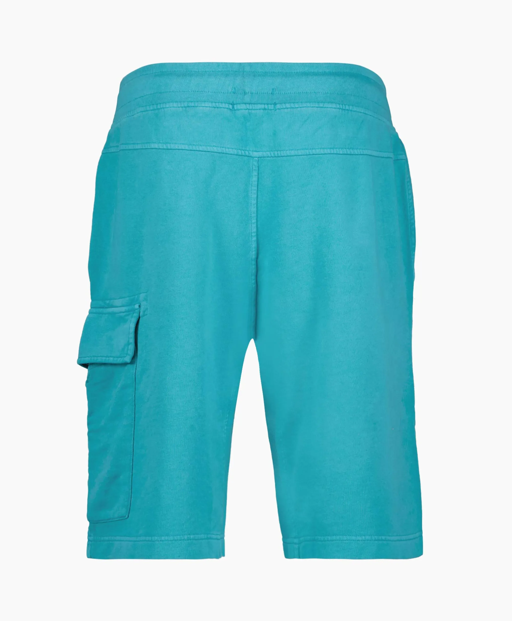 Cp Company Korte Broek Short Fleece Cargo Blauw*Heren Broeken