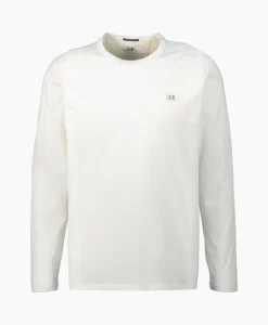 Cp Company Longsleeve Mercerized Jersey Wit*Heren T-Shirts