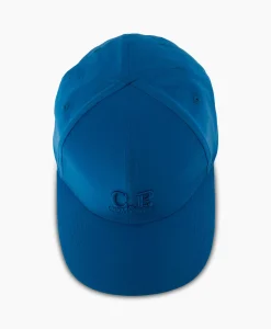 Cp Company Pet Chrome R Logo Blauw*Heren Petten