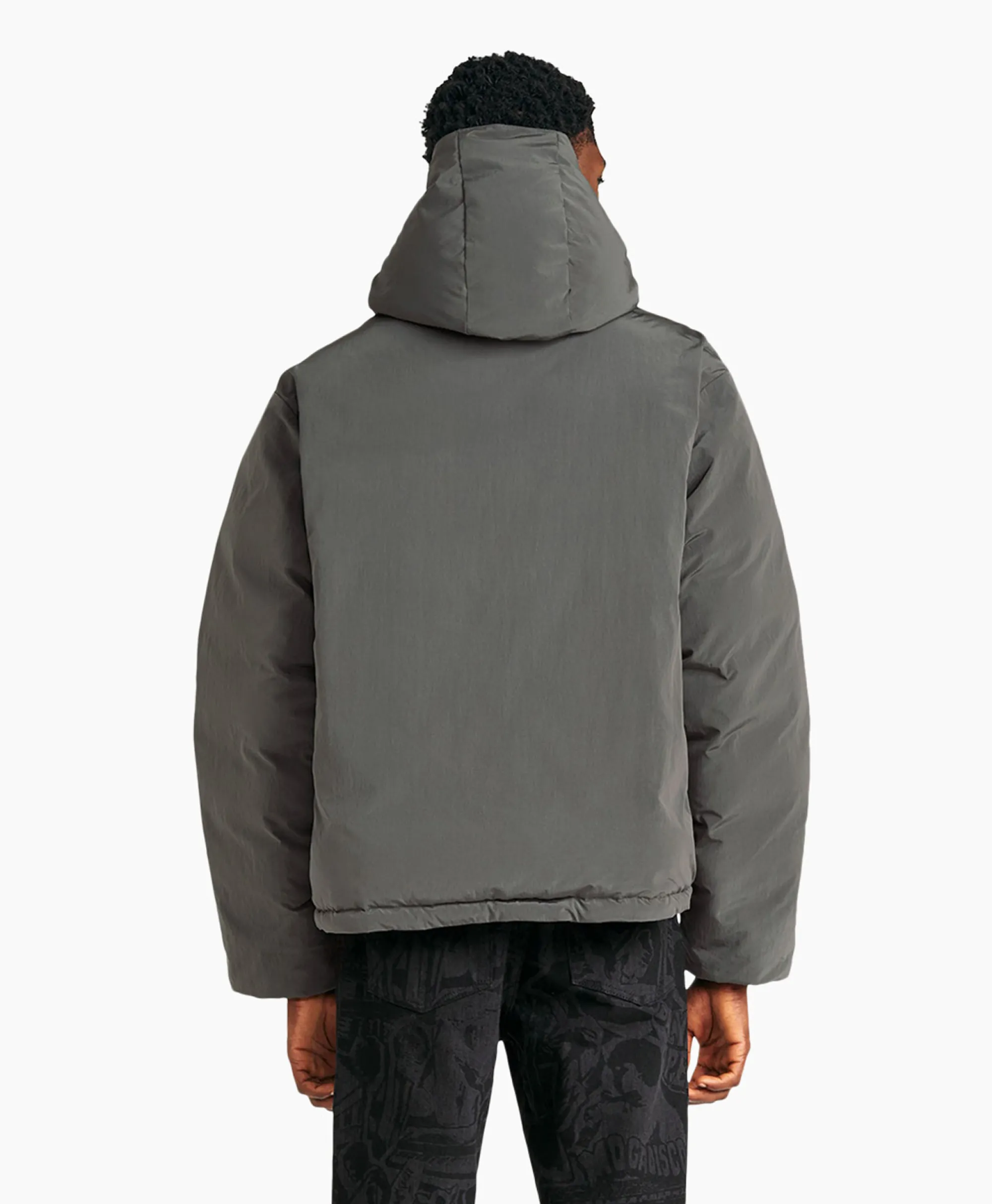 Daily Paper Gewatteerde Jas Joel Donkergrijs*Heren Jassen