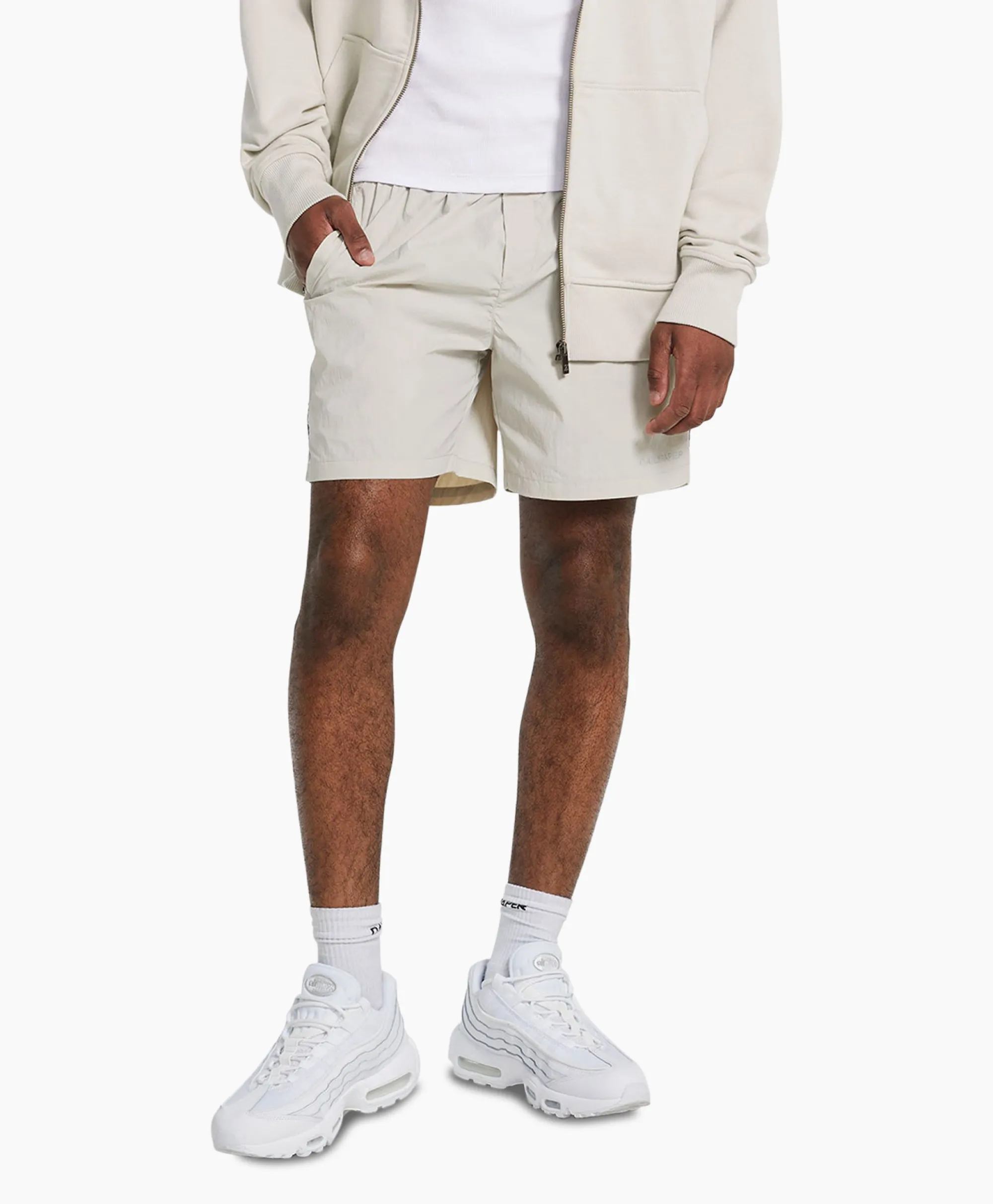 Daily Paper Korte Broek Mehani Licht Grijs*Heren Broeken