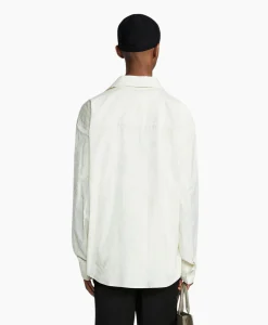 Daily Paper Overhemd Housni Wit*Heren Overhemden