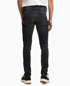 Denham Jeans Bolt Wlbfm+ Zwart*Heren Broeken