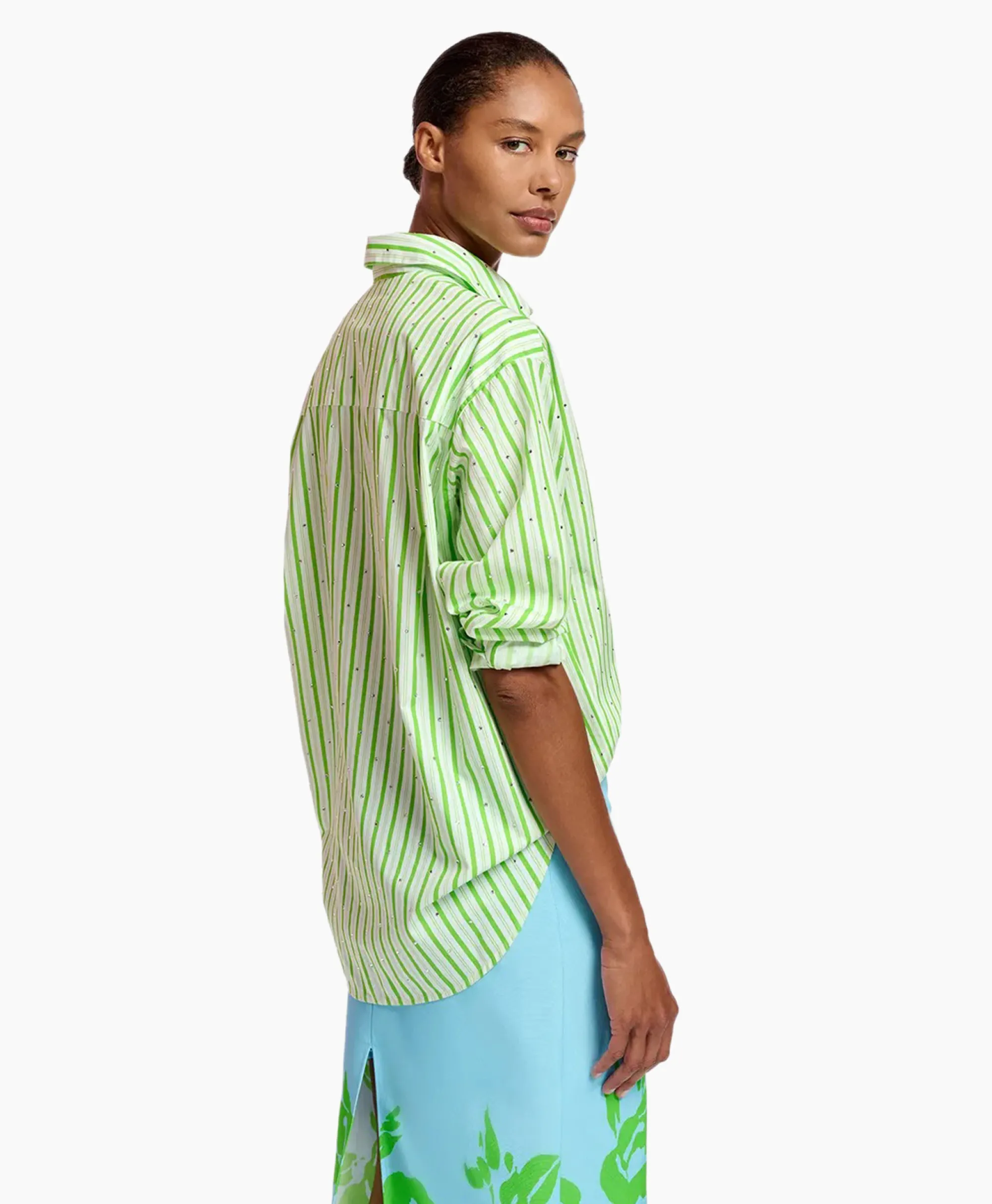 Essentiel Antwerp Blouse Fevertree Groen*Dames Blouses