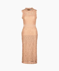 Essentiel Antwerp Midi Jurk Emery Pink*Dames Bruiloftskleding