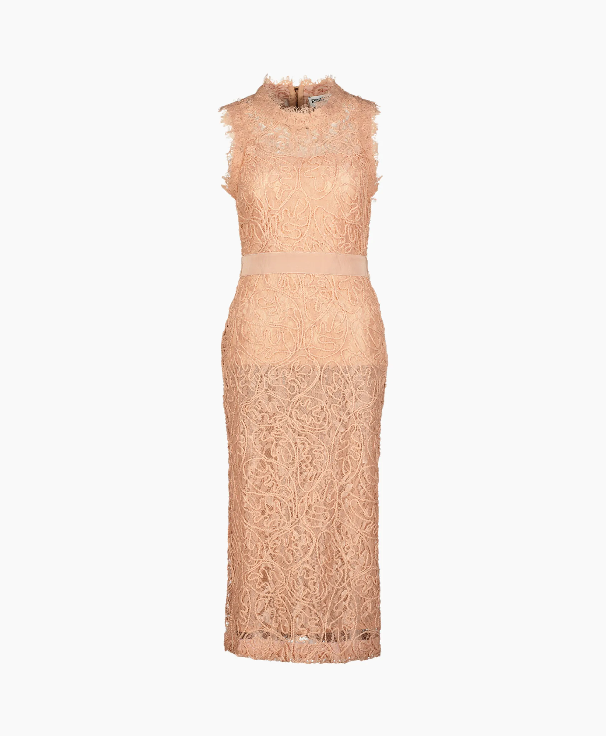 Essentiel Antwerp Midi Jurk Emery Pink*Dames Bruiloftskleding