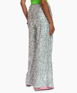 Essentiel Antwerp Pantalon Fences Zilver*Dames Broeken