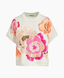 Essentiel Antwerp Pullover Floraly Off White*Dames Truien