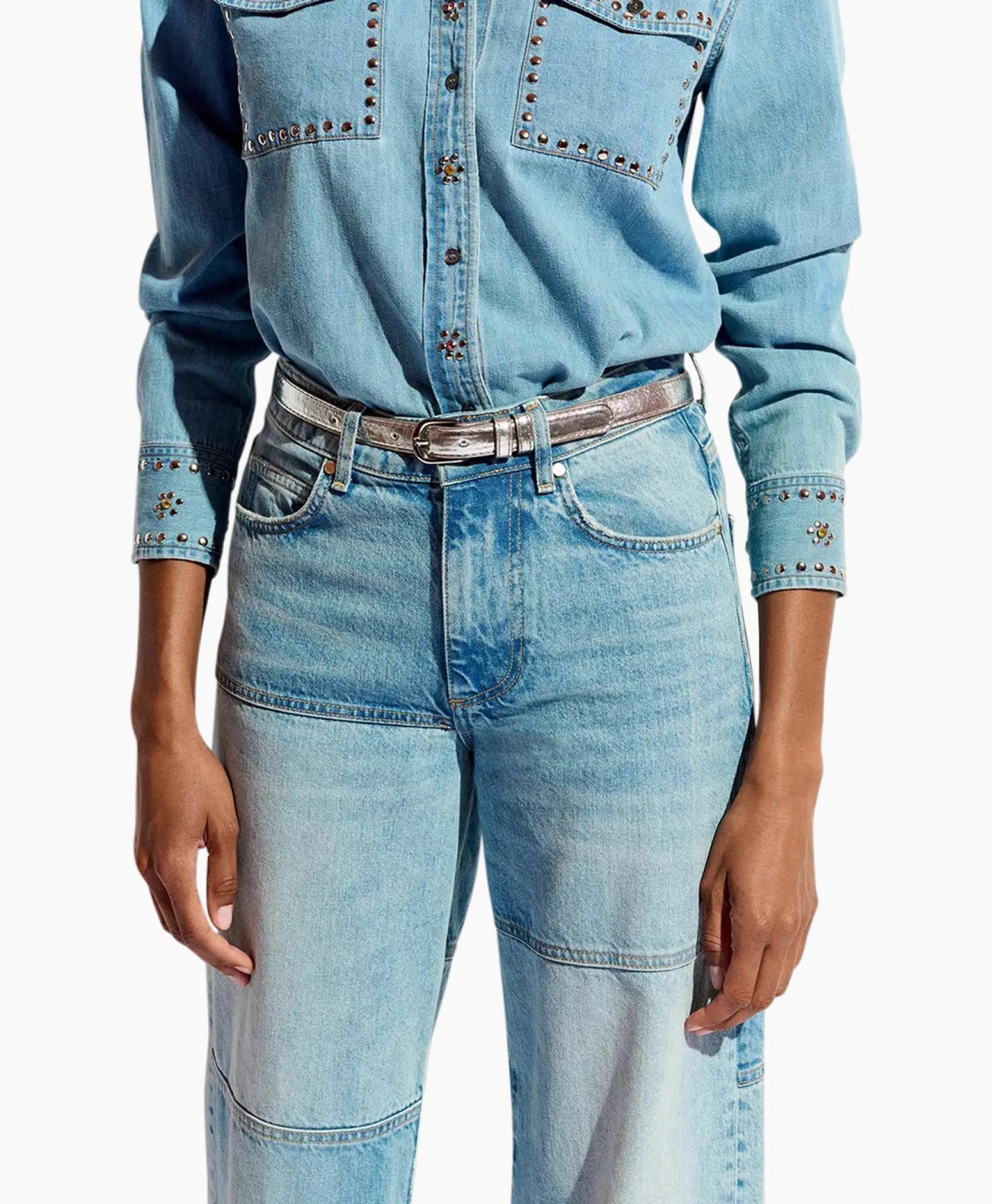 Essentiel Antwerp Riem Fredastair Zilver*Dames Riemen