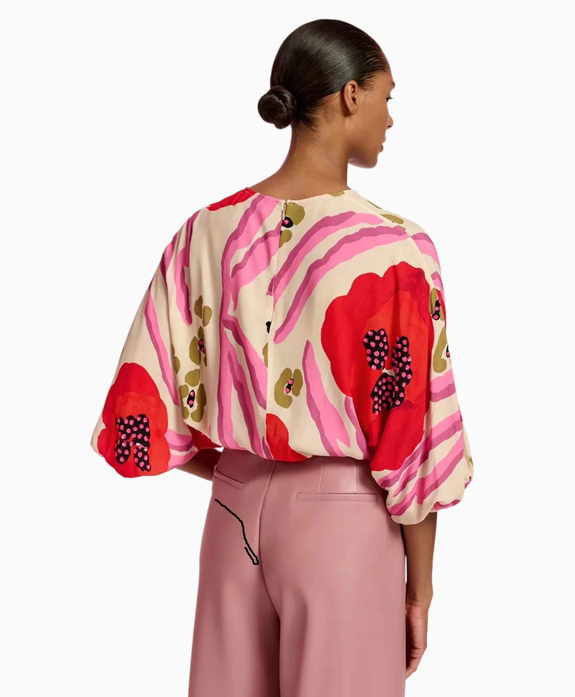 Essentiel Antwerp Top Flowerpower Off White*Dames T-Shirts & Tops