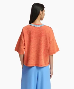 Essentiel Antwerp T-Shirt Forte Rood*Dames T-Shirts & Tops