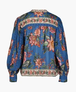 Farm Rio Blouse Wonderful Bouquet Blue Blauw*Dames Blouses