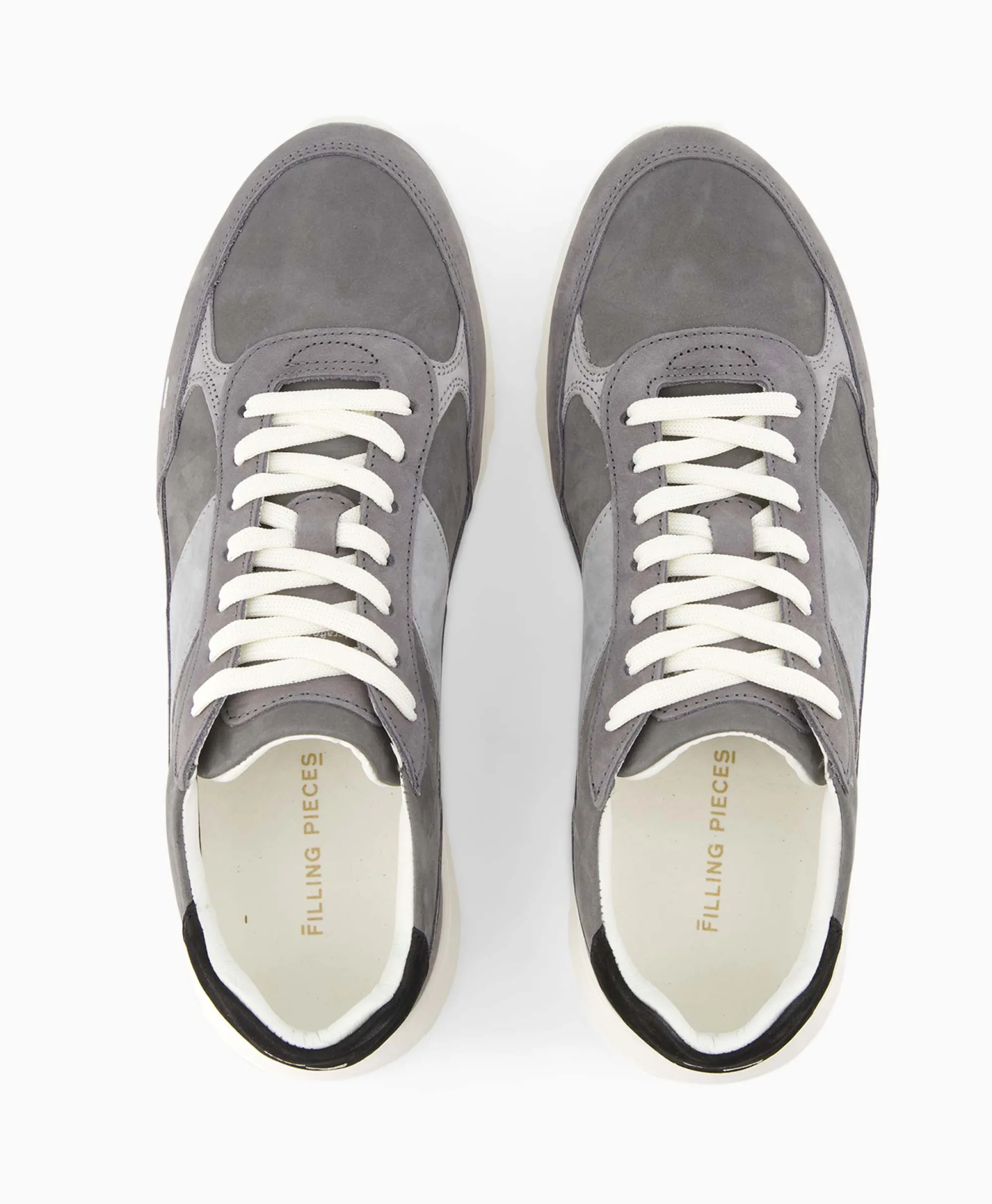 Filling Pieces Sneaker Jet Runner Donkergrijs*Heren Sneakers