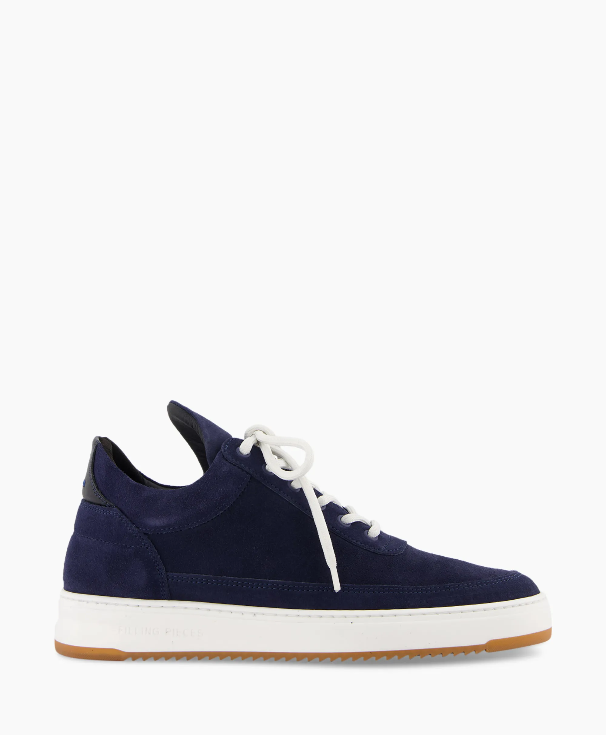 Filling Pieces Sneaker Low Top Suede Donker Blauw*Heren Sneakers