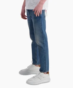 Golden Goose Broek Golden M's Happy Medium Stone Washed Blauw*Heren Broeken