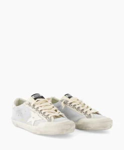 Golden Goose Sneaker Super Star Suede Licht Grijs*Heren Sneakers